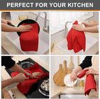 Kitinjoy 100% Cotton Waffle Weave Kitchen Hand Towels - Image 5