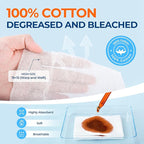 200 Pack 3x3 Inch Gauze Sponges 8-Ply, 100% Cotton Soft Woven Gauze Pads - Image 2