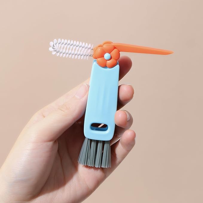 6 Pack 3 in 1 Cup Lid Cleaning Brush Water Bottle Cleaner Brush, Water Bottle - Image 2