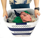SAMMART 38L Collapsible Plastic Laundry Basket - Image 8
