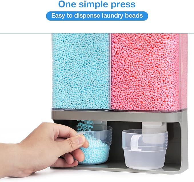 Conworld Laundry Detergent Dispenser, Wall-Mounted Scent Booster Beads Dispenser - Image 4