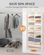 ULG Over the Door Organizer, 5-Tier Hanging Storage - Image 6