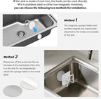 Magnetic Sponge Holder for Kitchen Sink, Kitchen Accessories, Dish Sponge - Image 4