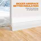 Holikme Weather Stripping 41 inch Door Draft Stopper Under Door Draft Blocker - Image 2