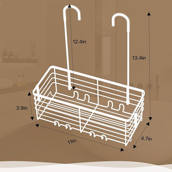 DELLAN Hanging Shower Caddy, Shower Rack Hanging - Image 3