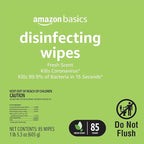Amazon Basics Disinfecting Wipes, Fresh Scent, - Image 6