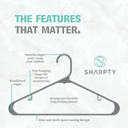 Sharpty Plastic Hangers Clothes Hangers - Image 2