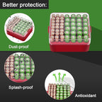 ALCYON Battery Organizer Storage Case, Battery Vault Box Container - Image 5
