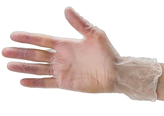 CARE PLUS Vinyl Gloves Clear Extra Large Size 200 Count | Heavy Duty, - Image 8