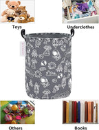 QUEENLALA Large Storage Basket, Laundry Hamper/Bathroom/Home Decor/Collapsible - Image 3