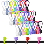 Motiloo Reusable Magnetic Cable Ties, Silicone Magnet Twist Tie by Motiloo