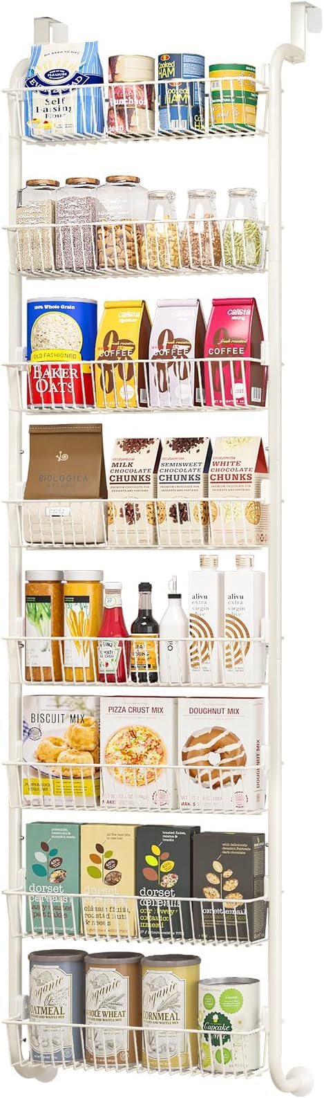 MIAOLI Over the Door Pantry Organizers and Storage, 8-Tier Spice Rack, Home & by Unknown
