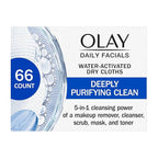 Olay Makeup Remover Wipes, Daily Facials Deep Clean Face Cleanser by Olay