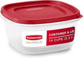 Rubbermaid Easy Find Lids Food Storage Container, 14 Cup, Racer Red by Rubbermaid