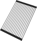 Ahyuan Roll up Dish Drying Rack Over The Sink Kitchen Roll up Sink Drying Rack by Ahyuan