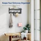 Tatub 20" Rustic Coat Rack Wall Mount - Image 5