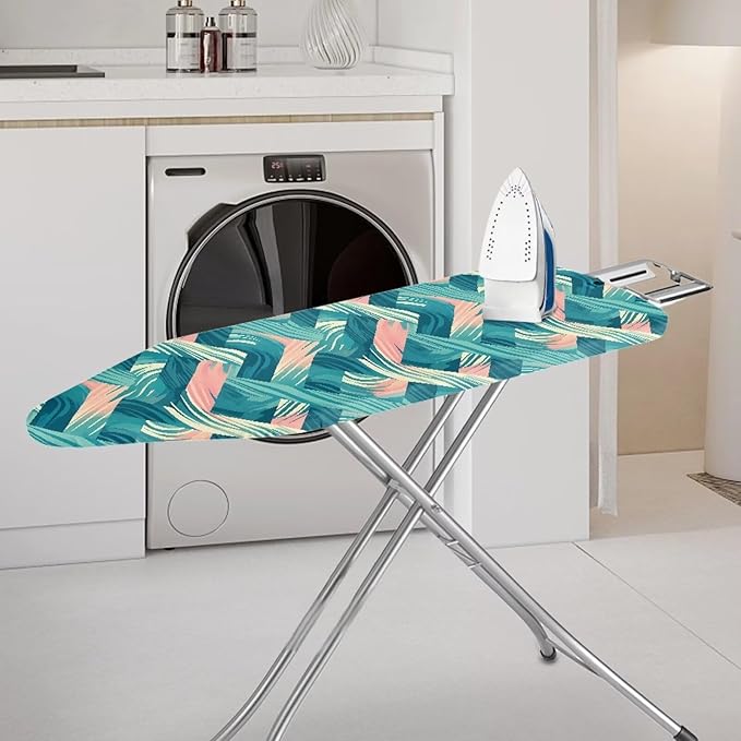 Spiral Stripe Ironing Board Cover, Swirl Line Elastic Edges Non-Slip Thick Iron - Image 2