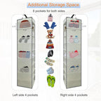 2 Pack Large-Sized Hanging Shoe Organizer 10-Shelf, Sturdy Hanging Closet - Image 6