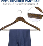 JS Hanger Wooden Coat Hangers, 20 Pack High Grade Wood Suit Hangers - Image 5