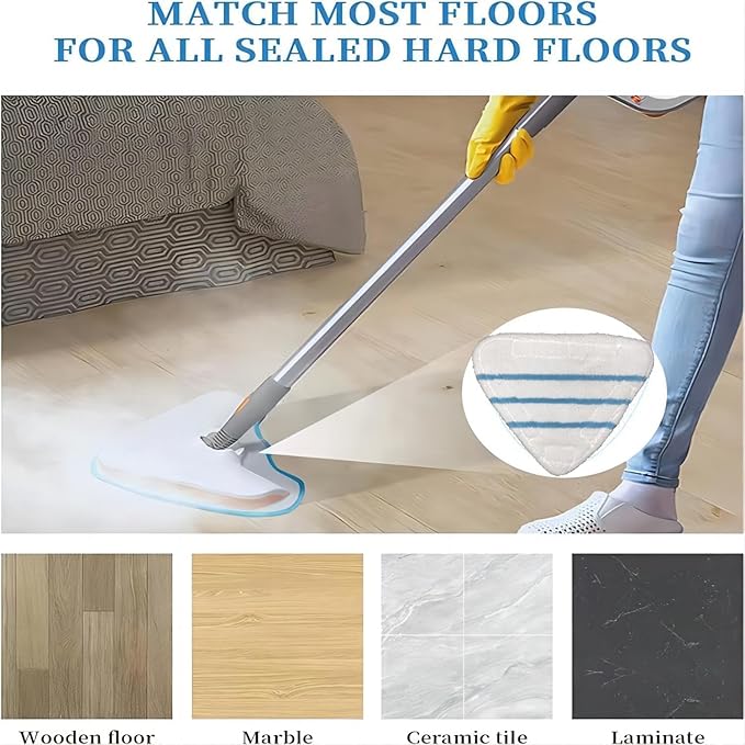 8 Pack Reusable Mop Pads Compatible - Image 4
