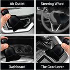 Car Interior Dust Brush, Auto Detailing Brush, Soft Bristles Car Cleaning - Image 3