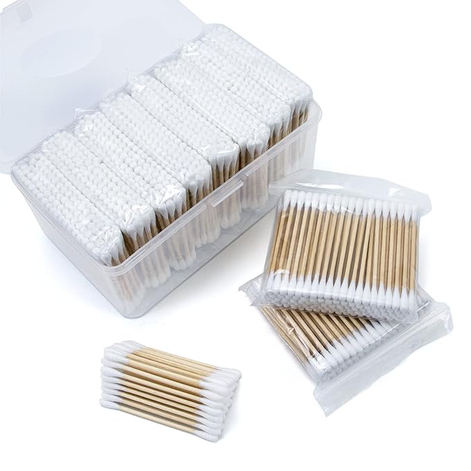 Cotton Swabs with Wooden Sticks, Cotton Swabs by Bcowos