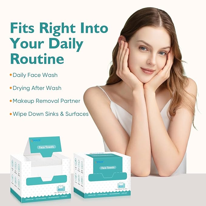 Face Towels, Ultra Soft Facial Towel - Image 6