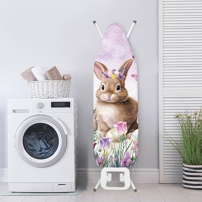 Bunny Ironing Board Cover Standard Size Tulip Iron Board Cover - Image 3