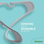NEATERIZE Clothes Hangers Plastic 20 Pack - Image 6