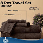 DAN RIVER 8 PC Luxury Bath Towels - Image 7