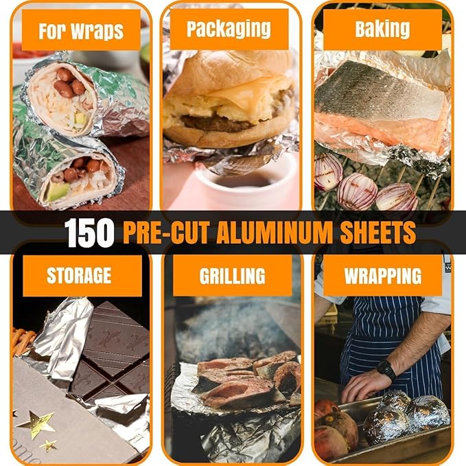 Insulation Sandwich Wrapping Paper Aluminum Foil Sheets - Image 5