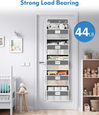 Over The Door Organizer Hanging, 2 Pack 5 Shelf Behind The Doors Storage - Image 5