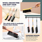 6 Pcs 17'' Hand Broom Brush Dust Brushes Soft Bristle Cleaning Brushes Handheld - Image 5