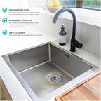Highcraft 97353 Kitchen Sink Basket Strainer Replacement - Image 6