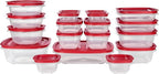 Rubbermaid EasyStore Containers, 38-Piece Set, Food Storage Containers by Rubbermaid