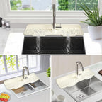 Silicone Sink Mat Splash Guard-17" x 6'' Sink Splash Guard, Kitchen Sink - Image 5