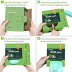 Compostable Trash Garbage bags, AYOTEE 13-15 Gallon Tall Kitchen Trash Bags - Image 6