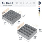 Joyoldelf Sock Organizer Drawer Organizer - Image 2