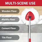 Spin Mop Replacement Set for O-Ceda EasyWring 1-Tank System, Includes 2 Mop - Image 7