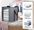 SLEEPING LAMB 120L Oversized Blanket Storage Bags Sturdy Fabric Clothes Storage - Image 4