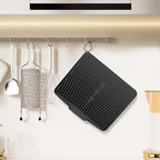Silicone Dish Drying Mat for Kitchen Counter, Non-Slip Drain Pad, Dish Drying - Image 6