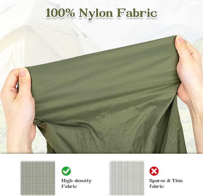 Heavy Duty Nylon Laundry Bag, Extra Large Sleeping Bag Storage Sack, Drawstring - Image 3