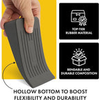 Big Door Stoppers for Bottom of Door 2 Pack, 1.9” Anti-Skid Rubber Door Stop - Image 5