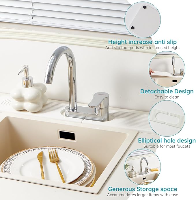Stone Faucet Mat for Kitchen Sink - Image 4