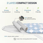 Ironing Board Cover and Pad 15"x54" Extra Thick Natural Cotton, Scorch and - Image 3