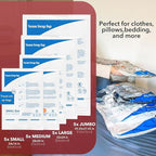 MEIQIHOME Vacuum Storage Bags, Space Saver Sealer Bags, Vacuum seal bags - Image 4