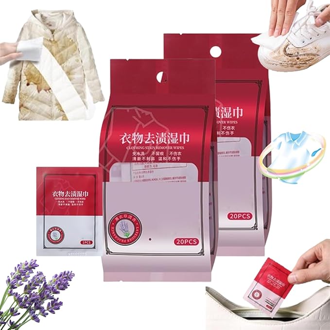 Stain Removal Wet Wipes, Clothes Stain Removal Wipes, Clothing Stain Removal by RJDJ
