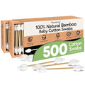 100% Bamboo Cotton Swabs for Ears by Jenvita