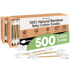 100% Bamboo Cotton Swabs for Ears by Jenvita