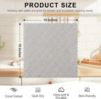 Homaxy 12 Pack Kitchen Dish Cloths, Super Soft and Absorbent Coral Velvet Dish - Image 6